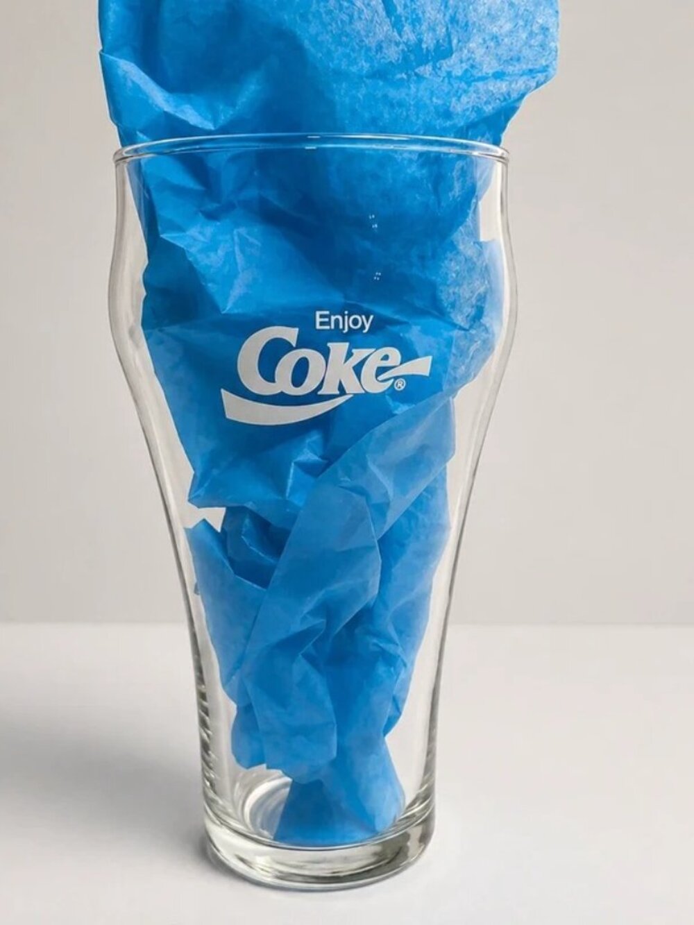 Coca-Cola Pint Glass | Tapered Coke Logo Drinking Glass Collectible
